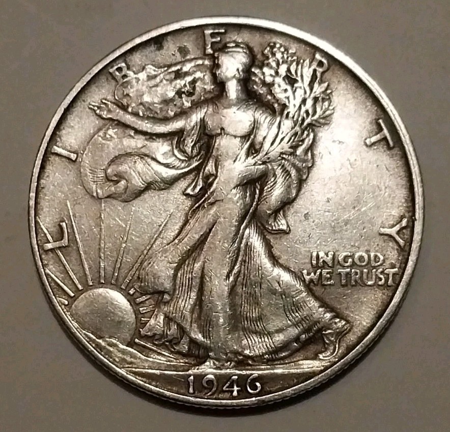 1946 S Walking Liberty Half Dollar