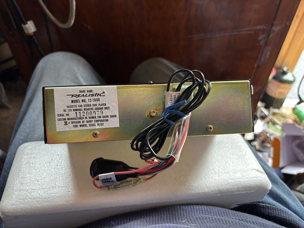 Realistic Cassette Player NIB.