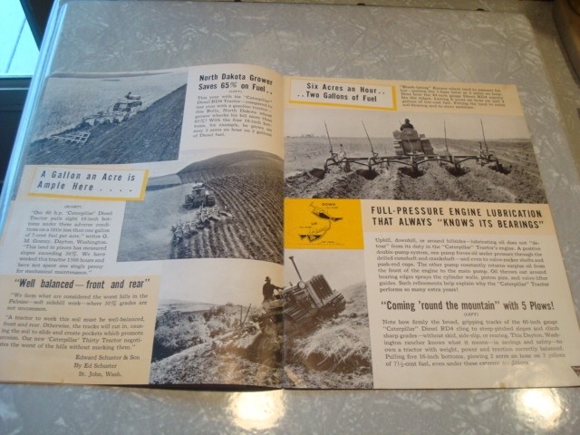 Caterpillar Tractor Brochure 1937