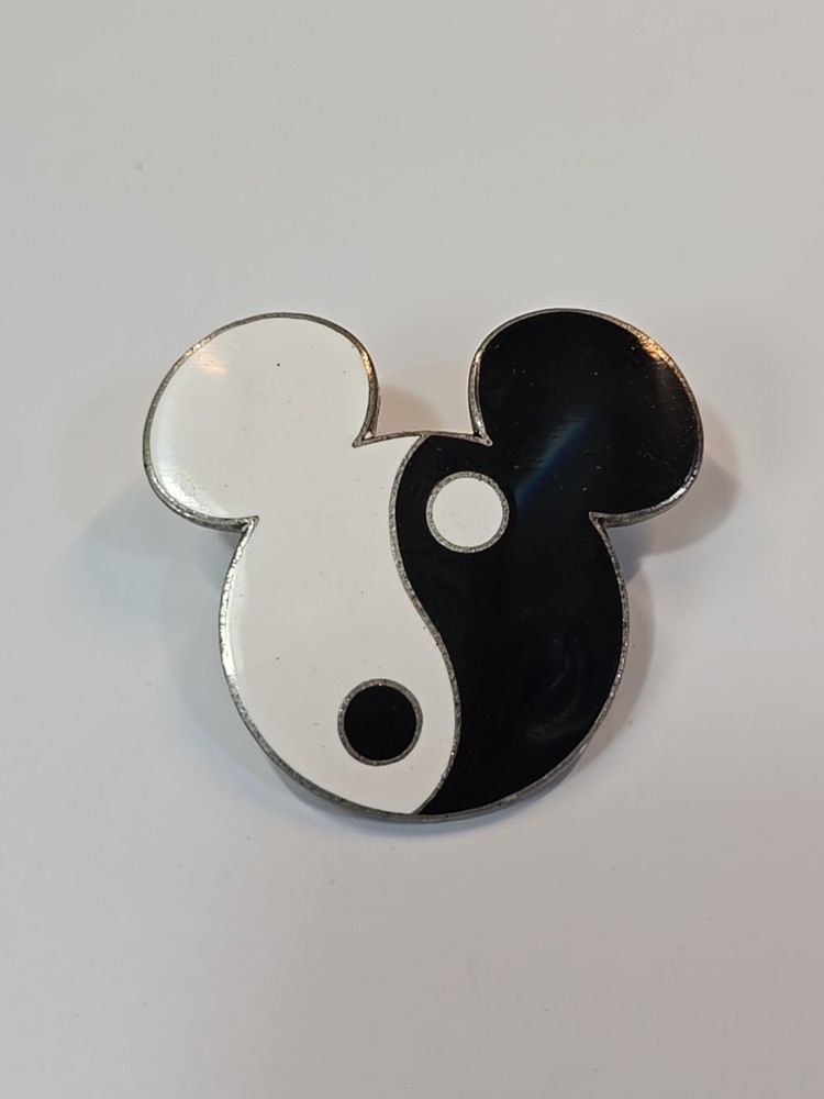 Mickey Mouse Lapel Pin Yin Yang