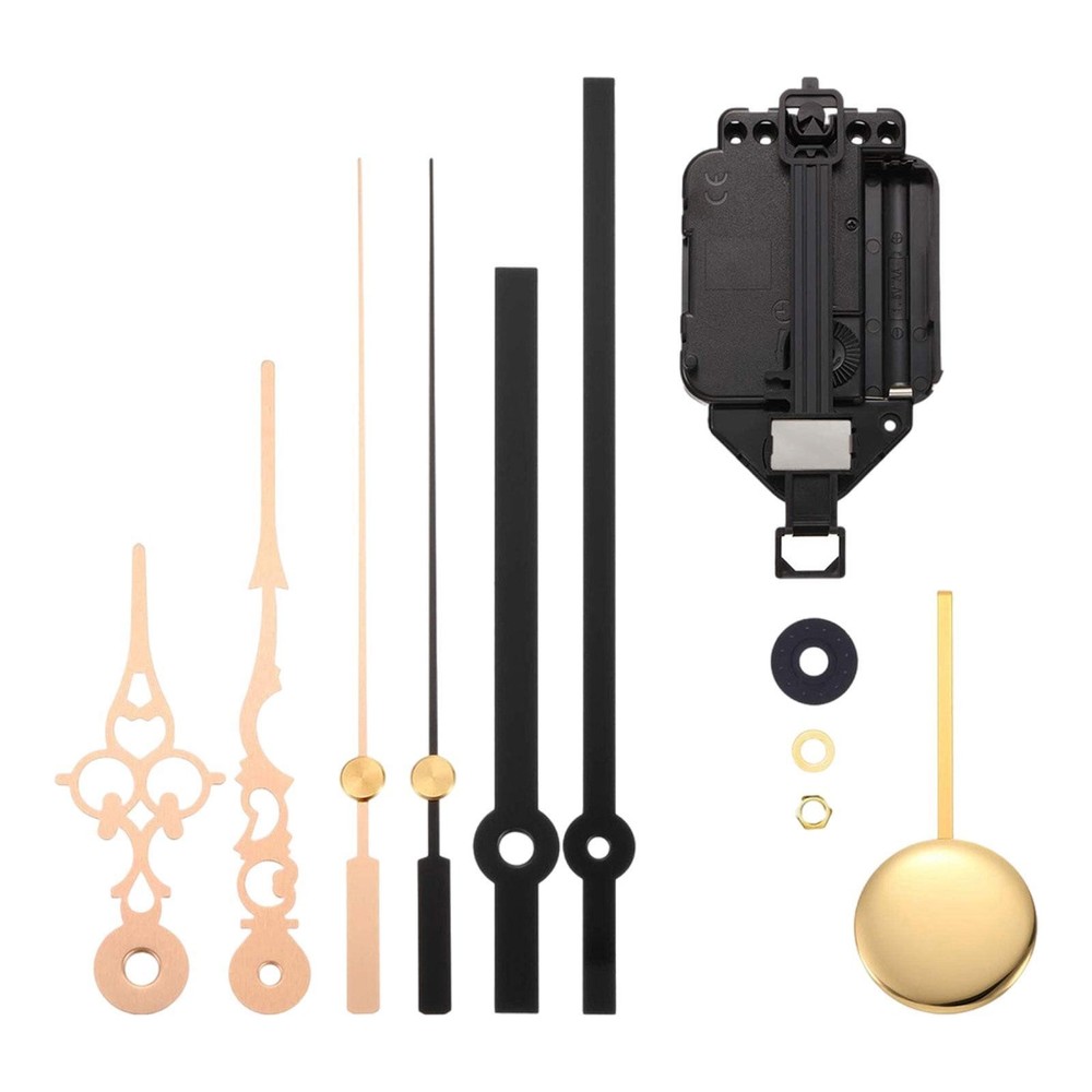 Precision Pendulum Clock Movement Set for DIY Projects