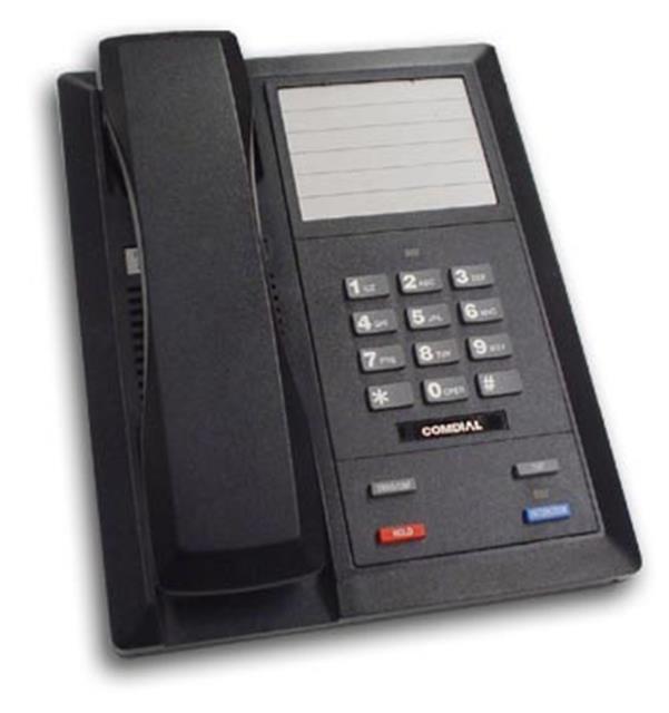 Comdial Impact Classic 8101N-GT Graphite Black Single Line Digital Telephone