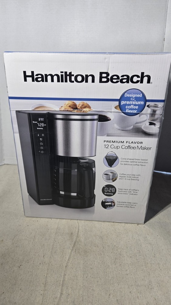 Hamilton Beach Premium 12-cup Programmable Drip Coffee Maker With Coffee Pot