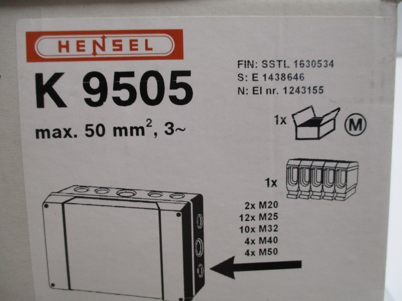 HENSEL K9505 JUNCTION BOX NSMP