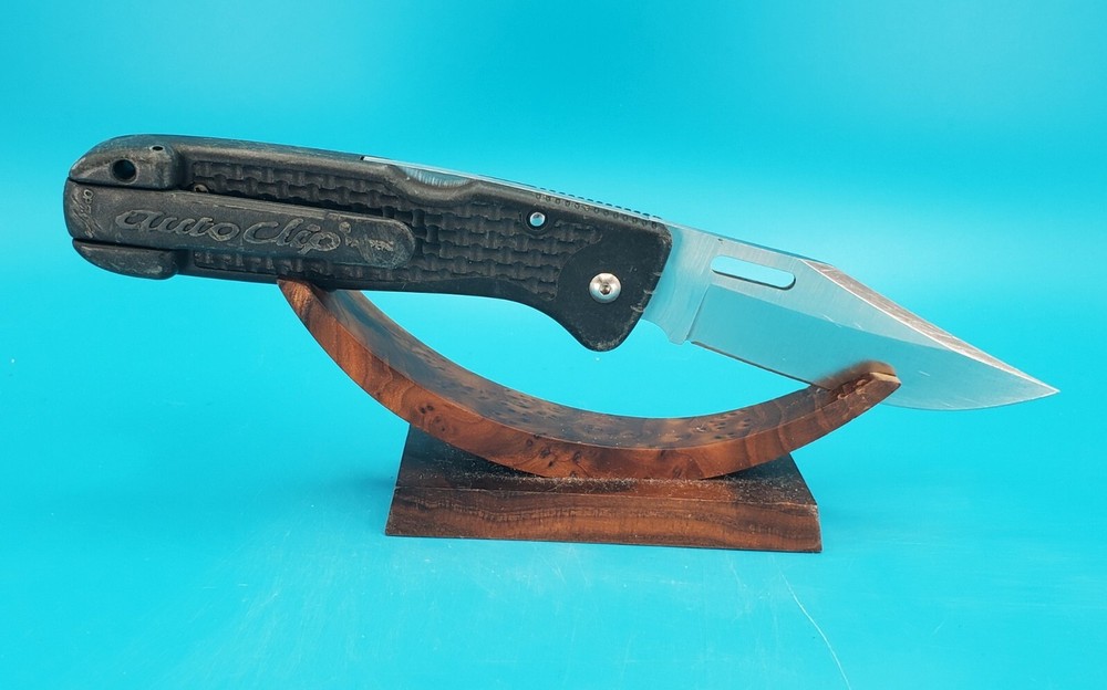 SOG Auto Clip Plain Edge Folding Pocket Knife!