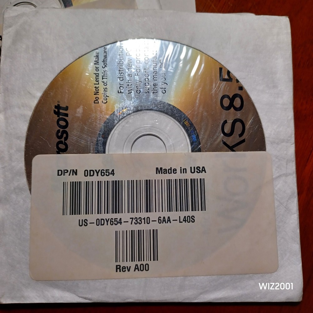 Genuine Microsoft Works 8.5 With Tracking ID & Office 2003 Trial Read Descriptio