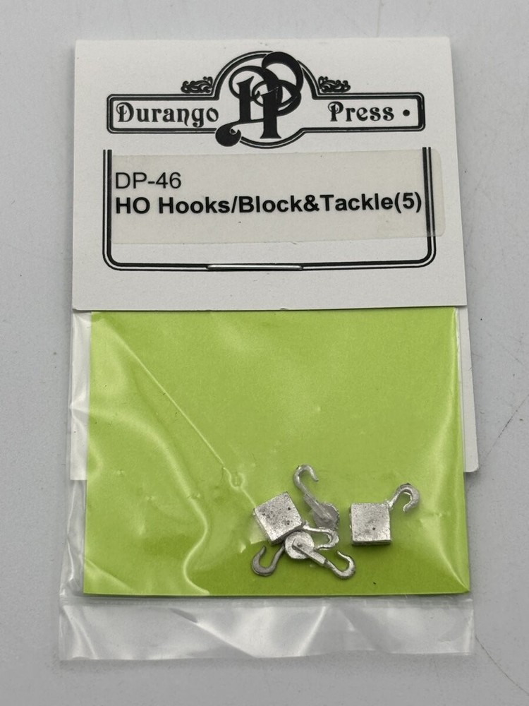 Durango Press 46 HO Hooks/Block and Tackle (5)