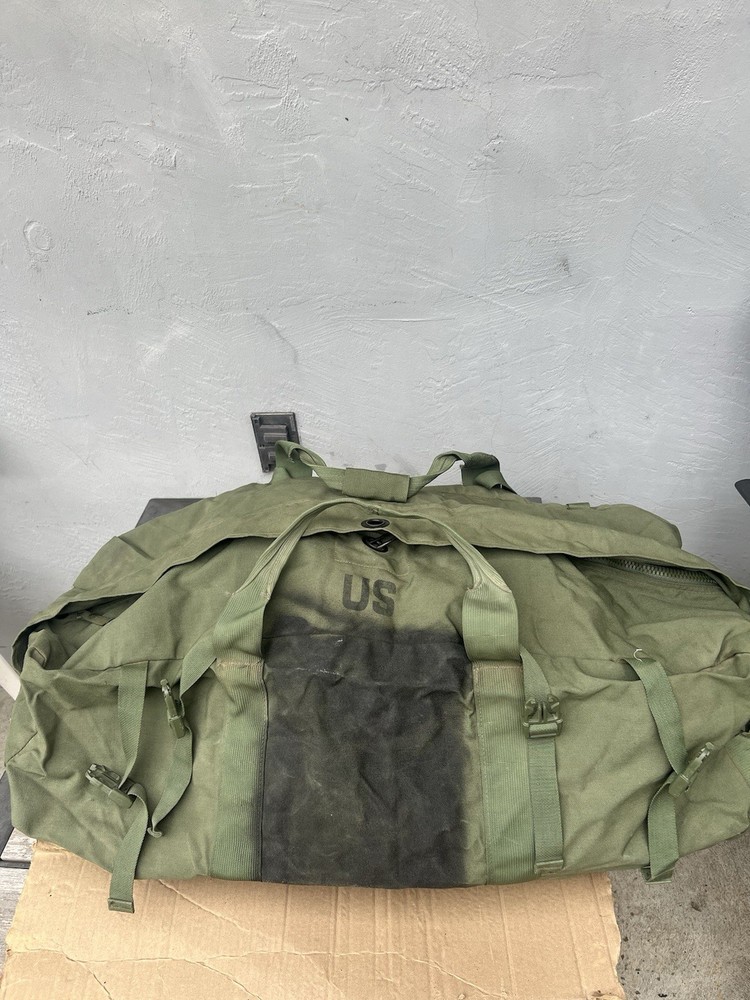 Vintage US Military Duffel Backpack