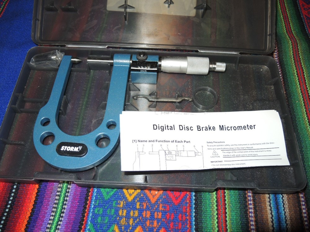 STORM 3M230 DIGITAL DISC BRAKE ROTOR MICROMETER