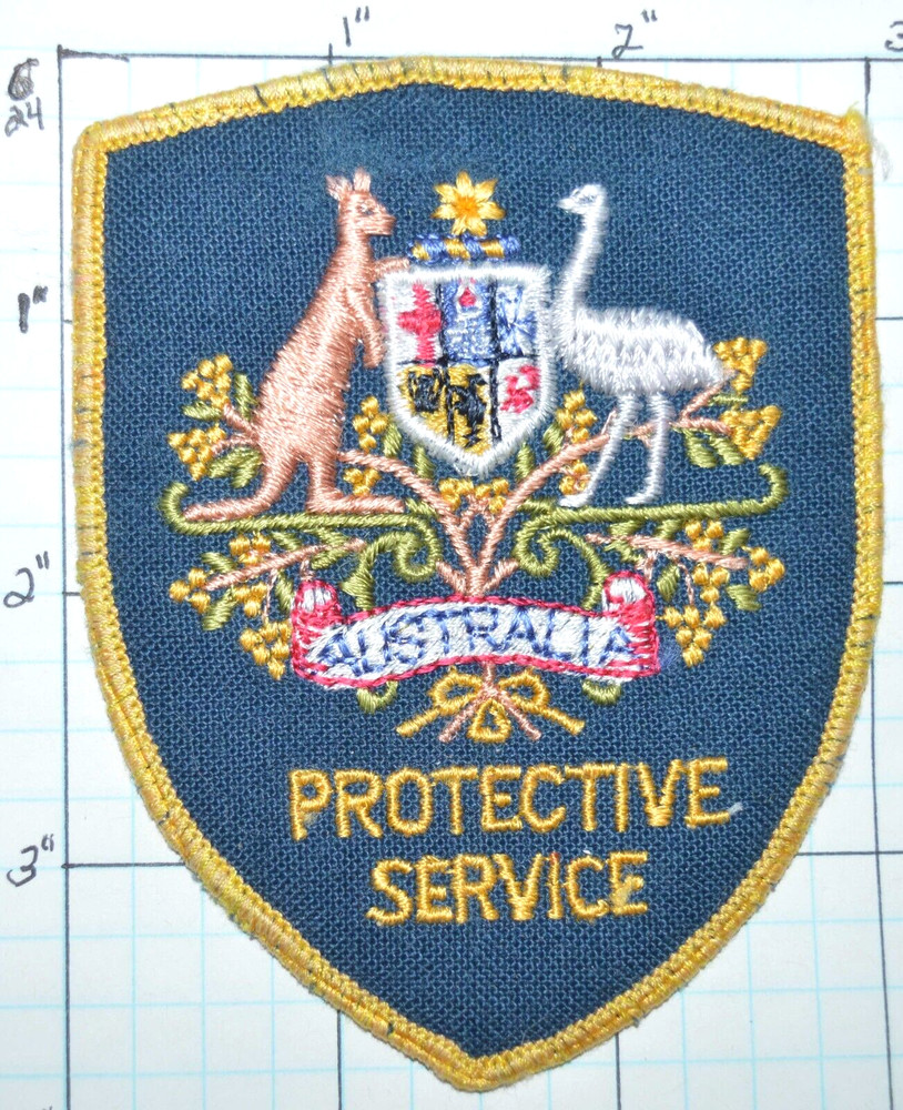 AUSTRALIA PROTECTIVE SERVICE POLICE DEPT VINTAGE PATCH