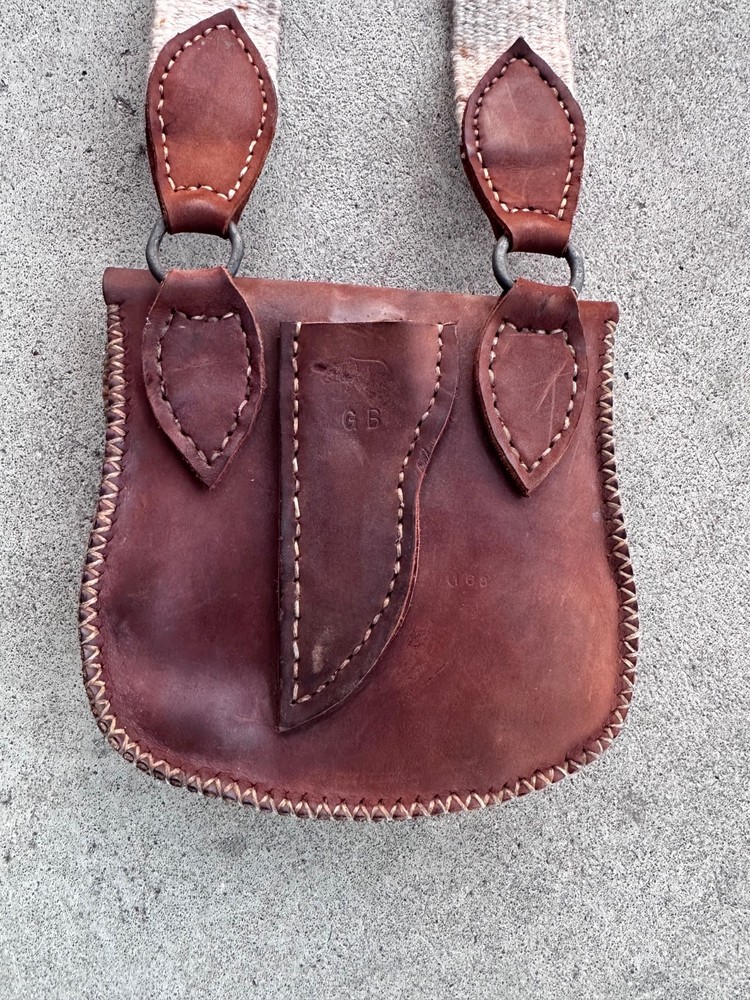 Vintage LEATHER MUZZLELOADER POSSIBLES POUCH BAG