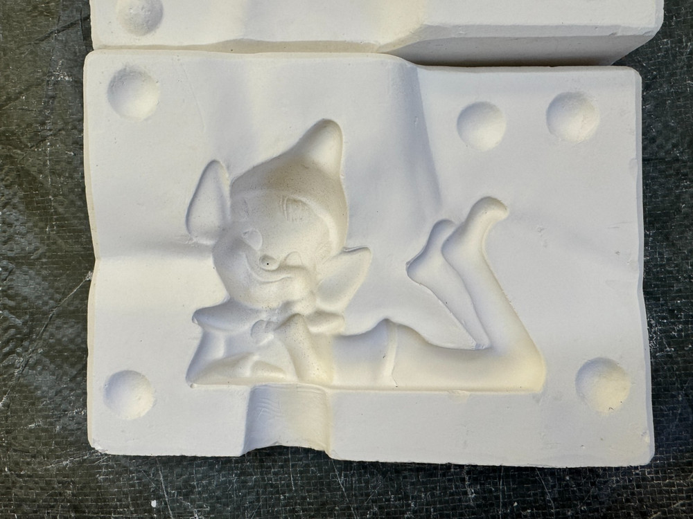 VINTAGE B & B CERAMIC MOLD #244 PIXIE