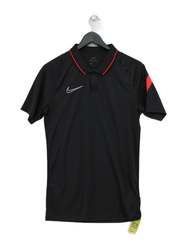 Nike Men's Polo S Grey 100% Polyester Collared Basic