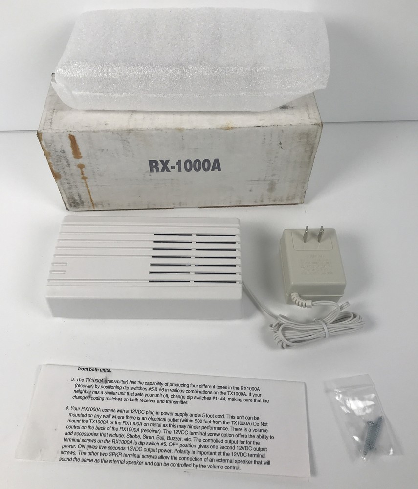 Rodann Electronics RX1000A Indoor Wireless Receiver White