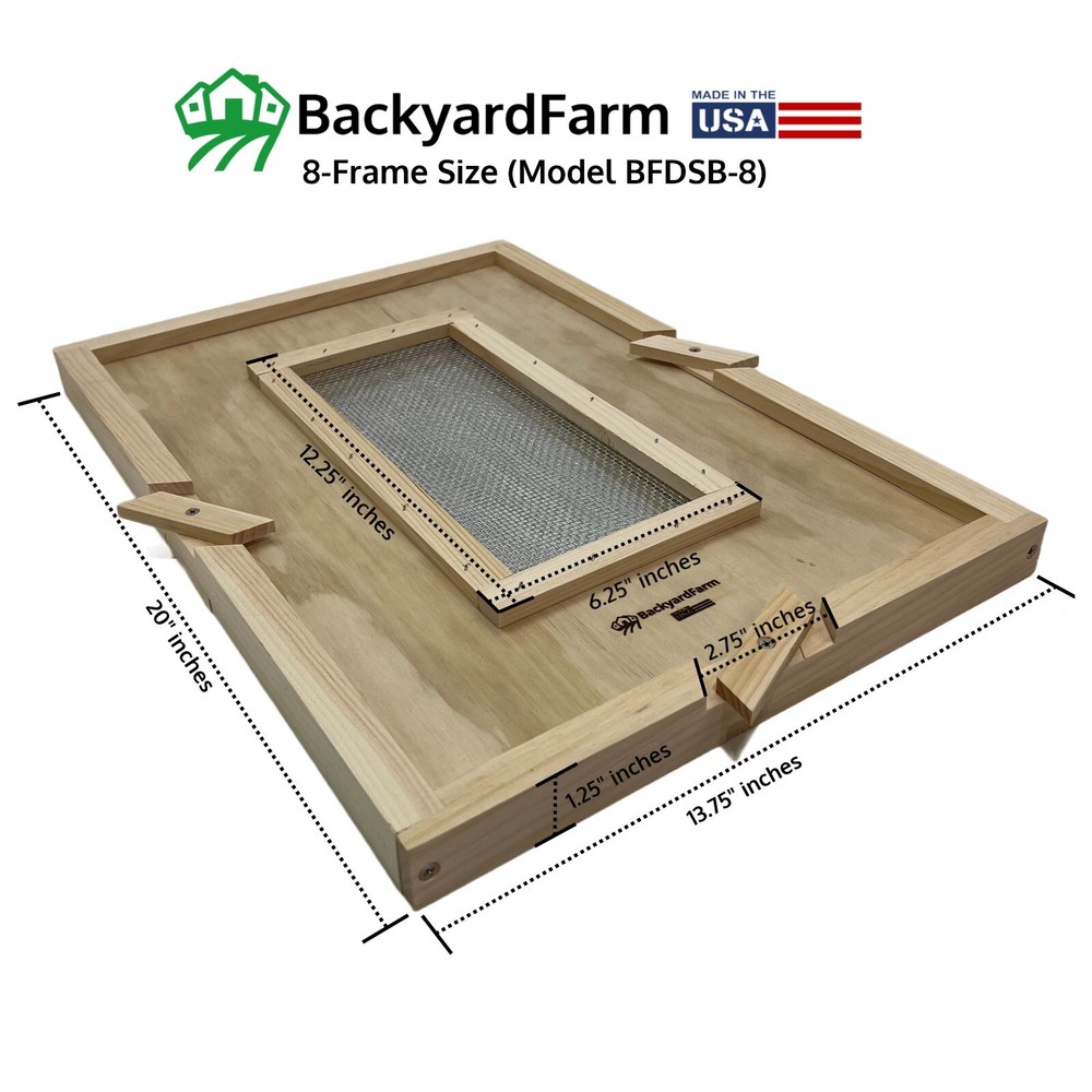 Beehive Double Screen Board Snelgrove Screenboard for Langstroth Bee Hive