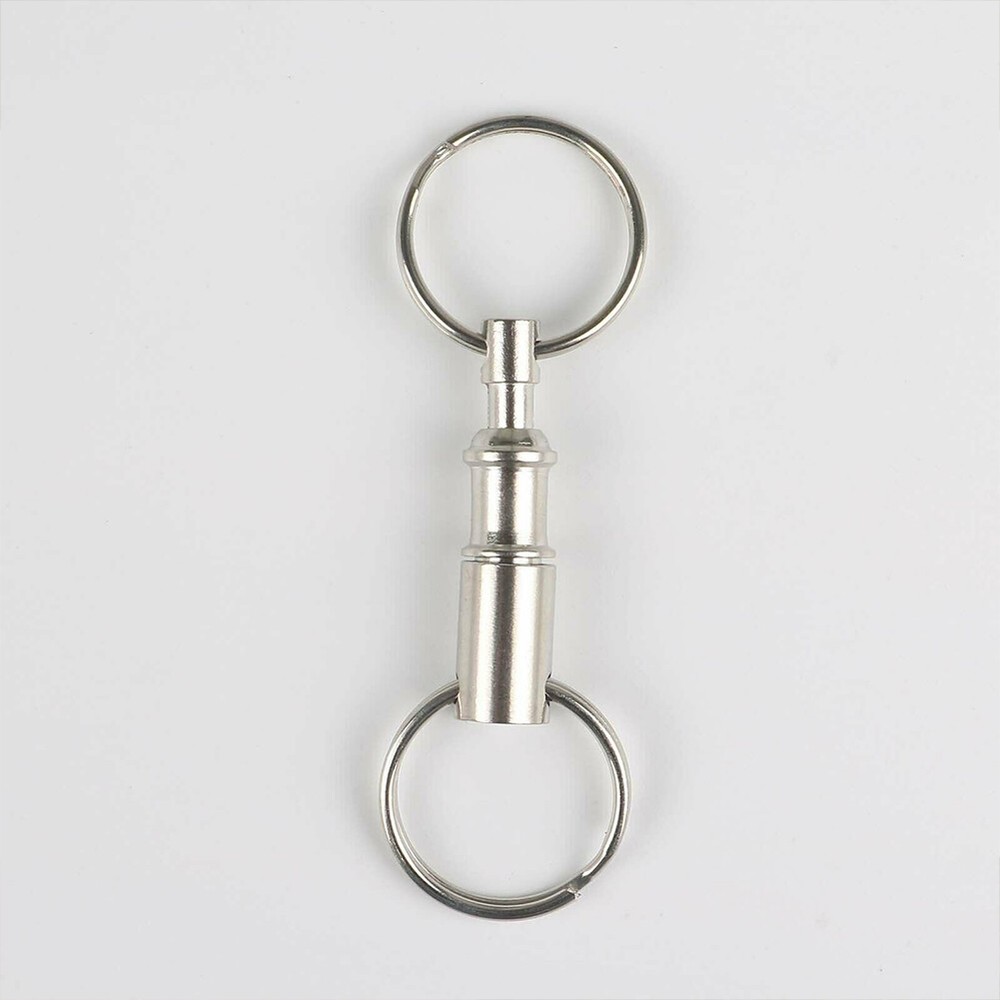 US 10-20 Pcs Handy Basics Quick Release Key Detachable Pull Apart Ring Keychain