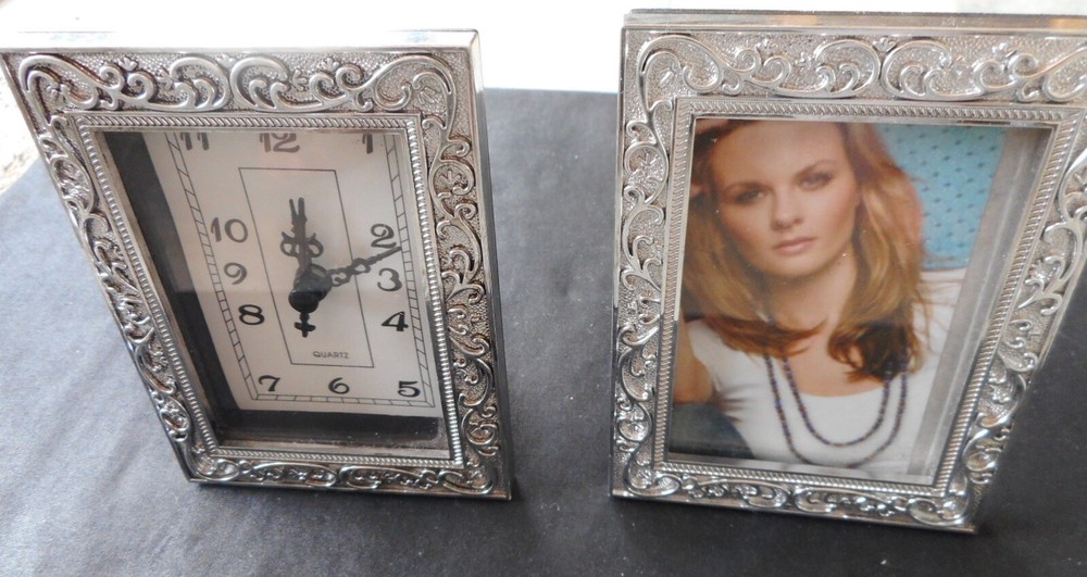 Matching Clock & Photo Frame