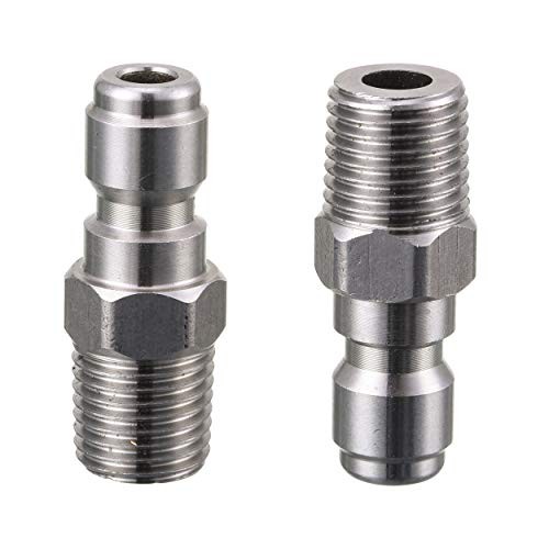 Pressure Washer Coupler, Quick Connect Plug, 1/4 Adapter for Surface Cleaner