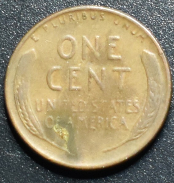 1956-D LINCOLN CENT "BIE"" DIE CHIP ERROR 99