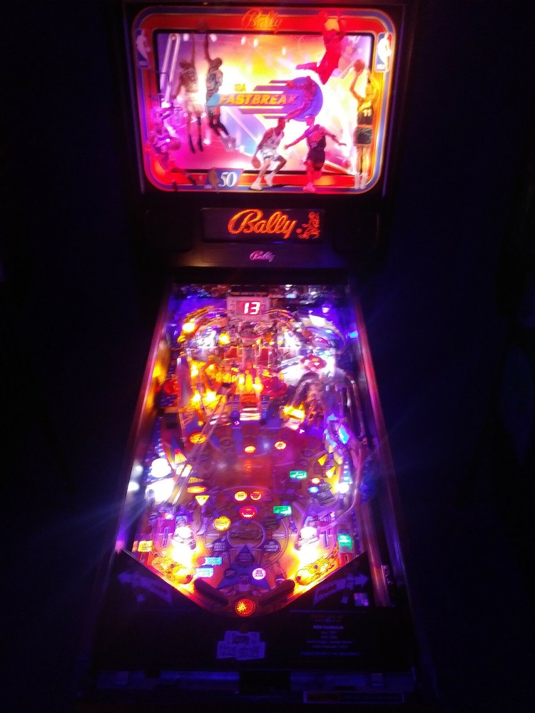 NBA FASTBREAK - NON GHOSTING Lighting Kit custom SUPER BRIGHT PINBALL LED KIT