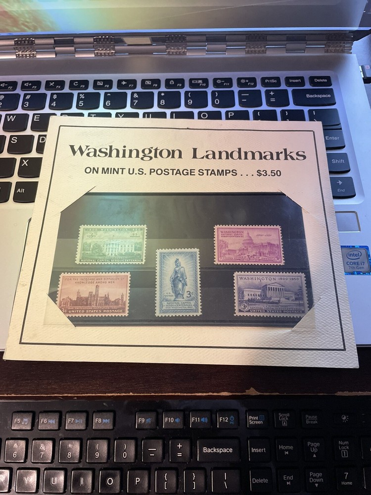 Washington Landmarks On Mint US Postage Stamps