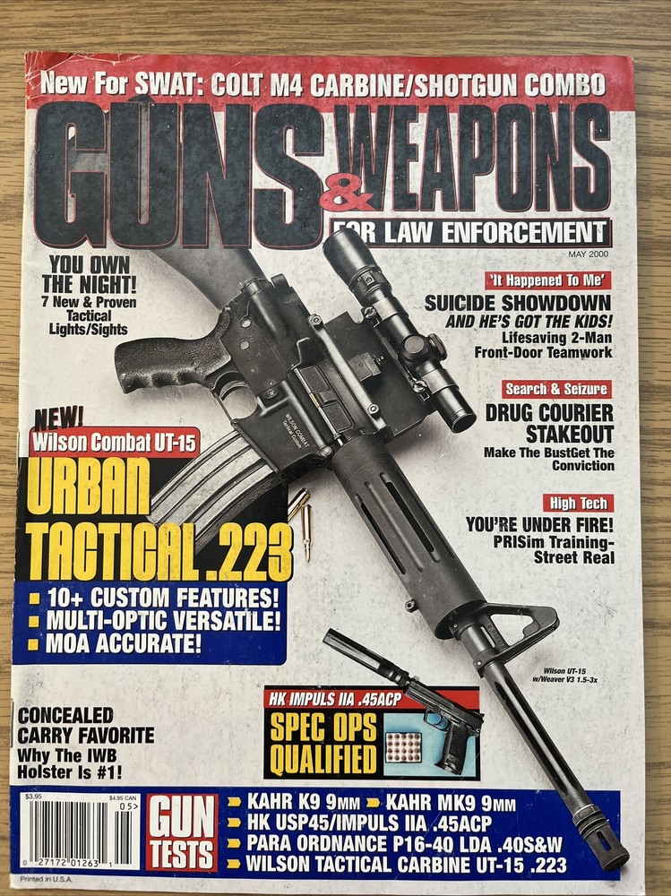 GUNS & WEAPONS FOR LAW ENFORCEMENT MAY 2000