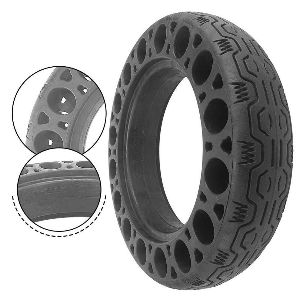 Replacement 10x2 125 Rubber Solid Tire for Electric Scooter Puncture Proof