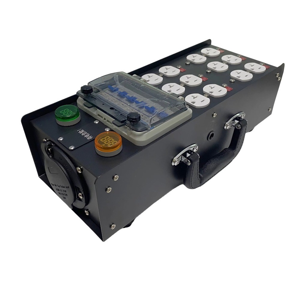 50A Input with 6Channels Edisons Outputs Portable Power Distribution Box