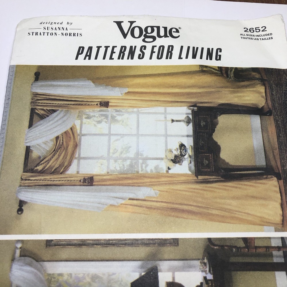 Vogue 2652 Curtain Swags