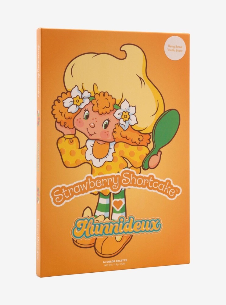 HUNNIDEAUX STRAWBERRY SHORTCAKE EYESHADOW PALETTE NEW