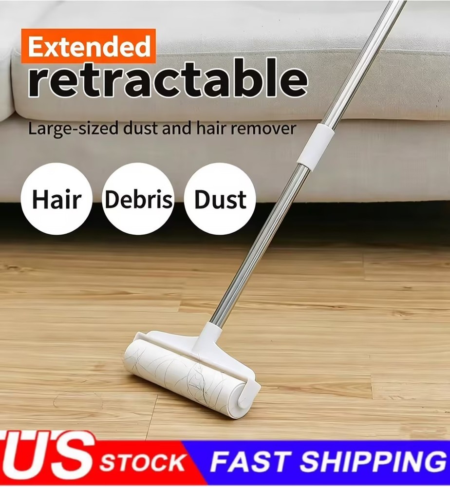 Telescopic Sticky Roller with 1 Paper Roll