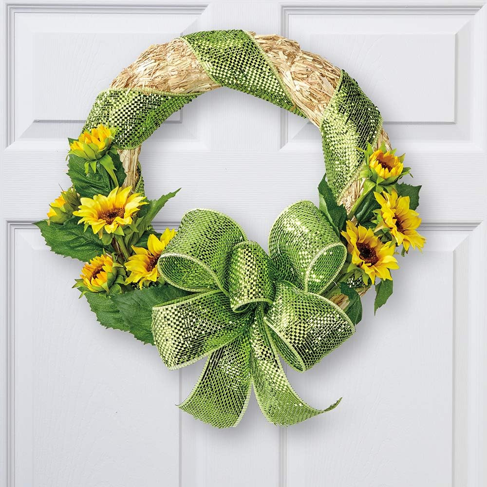 Straw Wreath Form 10 Inch Natural