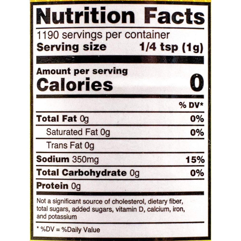 Seasoning Salt, No Msg, 42 Oz