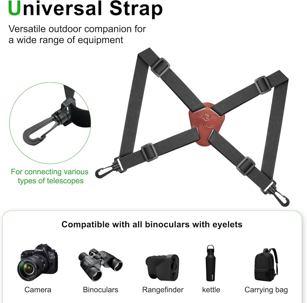 Binocular Harness Strap, X-shaped Decompression Binocular Strap, Cross Binocu...