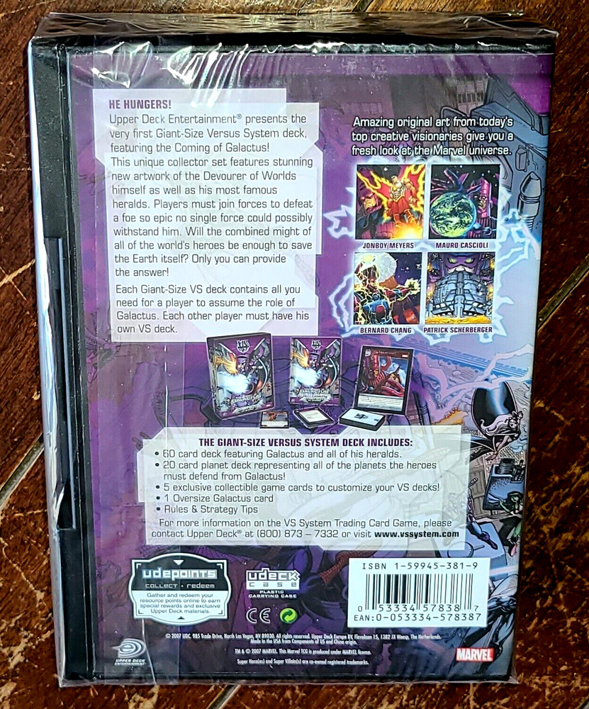 Upper Deck (2007) Marvel THE COMING OF GALACTUS Giant-Sized Versus System Deck