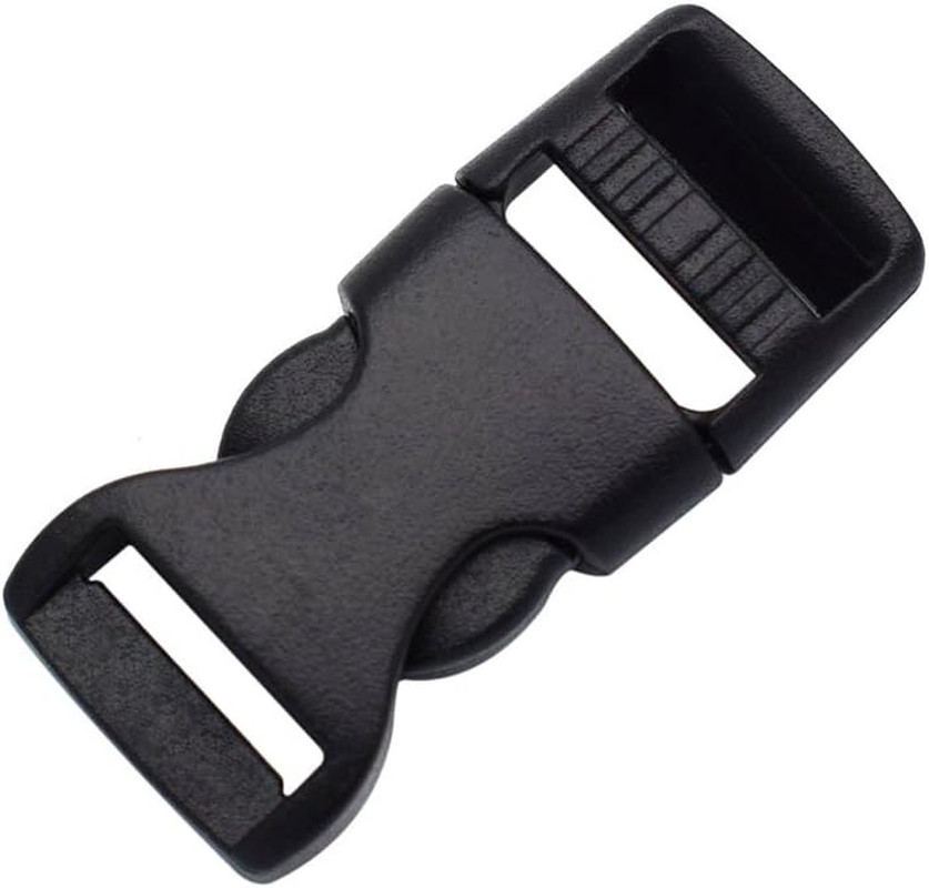15 Pack 1/2 Inch Mini Buckle Adjustable Webbing Buckles 12Mm Flat Side Release B
