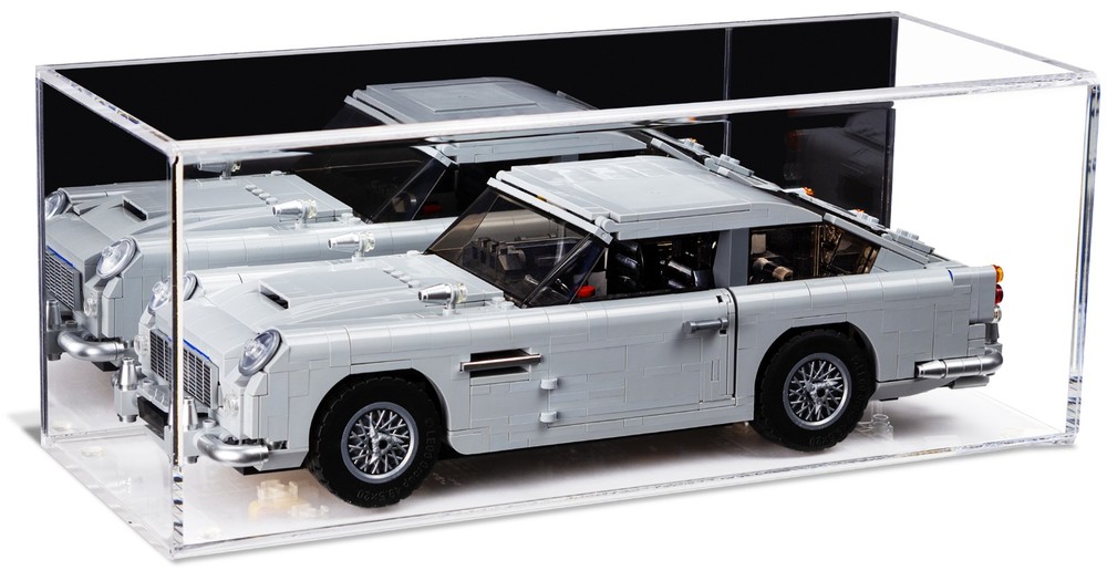 Versatile Deluxe Acrylic Display Case with Mirror 6" x 6" x 15" (A078-MB)