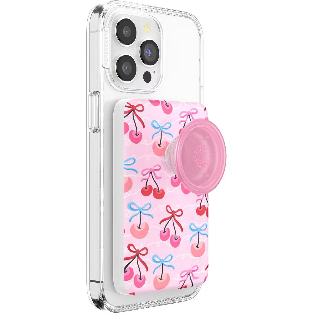 PopSockets 5000mAh PowerPack PowerBank - Cherry Bows