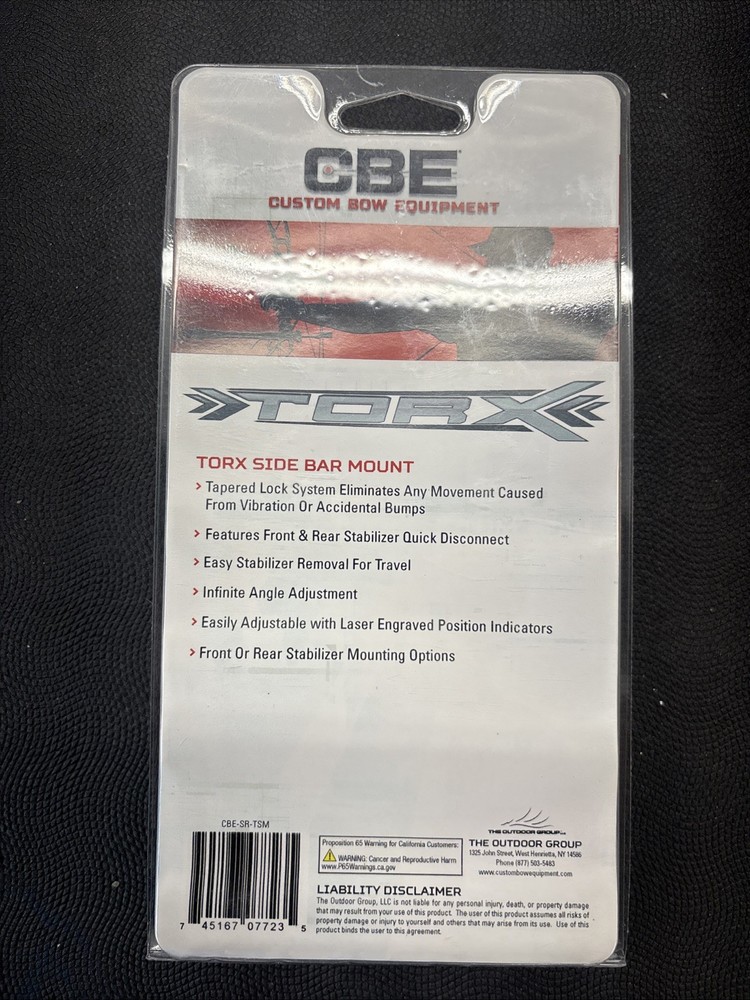 CBE Torx Single Side Bar Stabilizer Mount