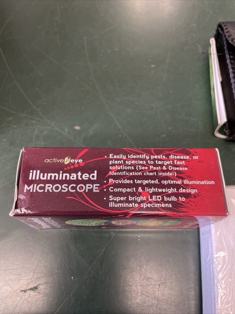 Hydrofarm Active Eye 60X-100X Illuminated Microscope