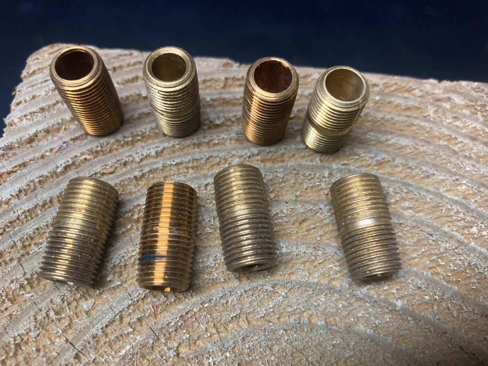 1/8'' x close pipe nipple brass 8pc