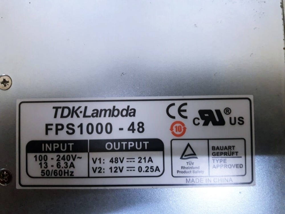 TDK-LAMBDA / POWER SUPPLY / FPS1000-48