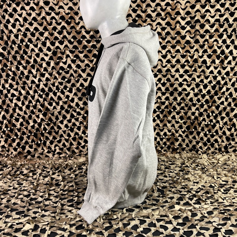 NEW SP Logo Pull Over Hooded Sweatshirt - Grey - Large