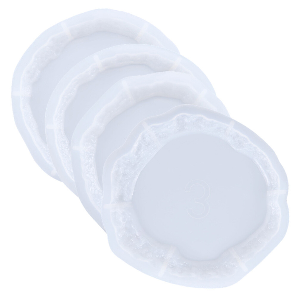 4pcs Silicone Mold Making Mold Coaster Coaster Mold