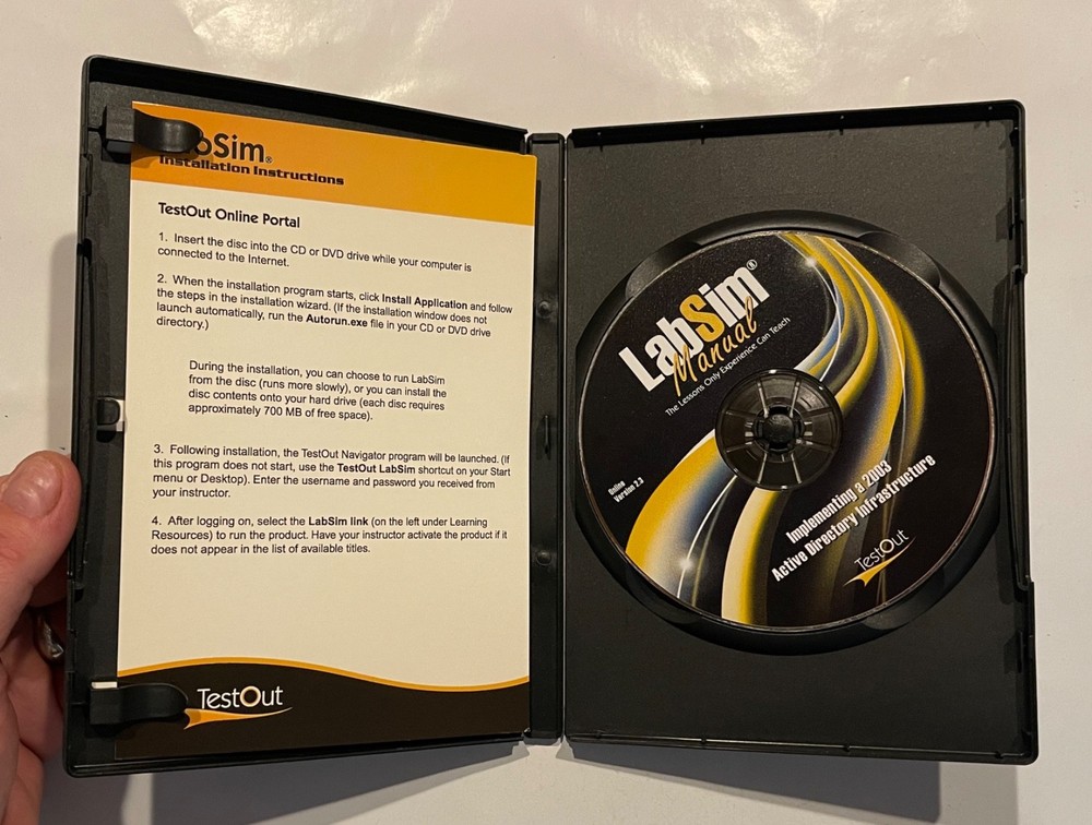 Designing A Server 2003 Network Infrastructure LabSim Manual TestOut