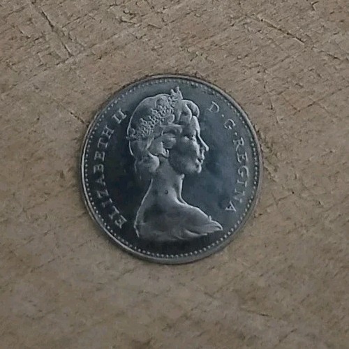 1968 Canadian 50% Silver Dime
