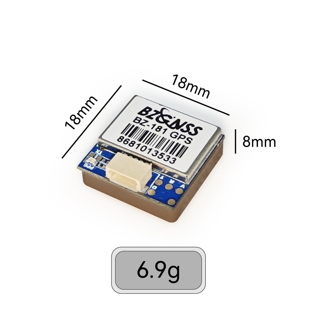 Dual Protocol M10 GPS Module for FPV Drones - Accurate Positioning Navigation