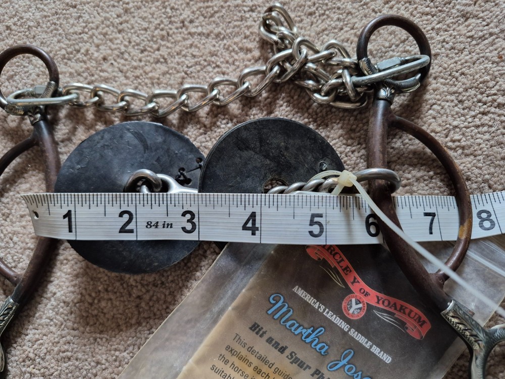 Fancy Silver Engraved Martha Josey Barrel Racing Bit