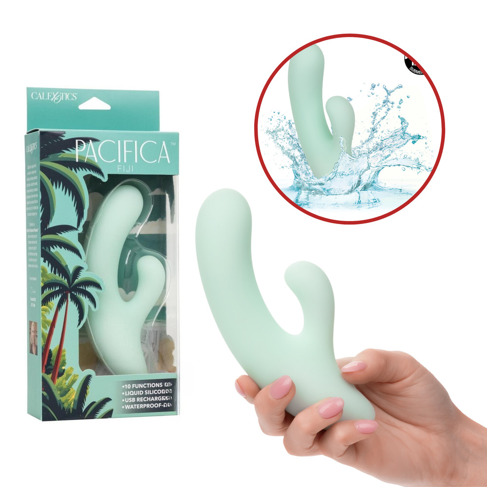 Vibrating Rechargeable Silicone Dual-Stimulator Multi-Speed Rabbit Vibrator