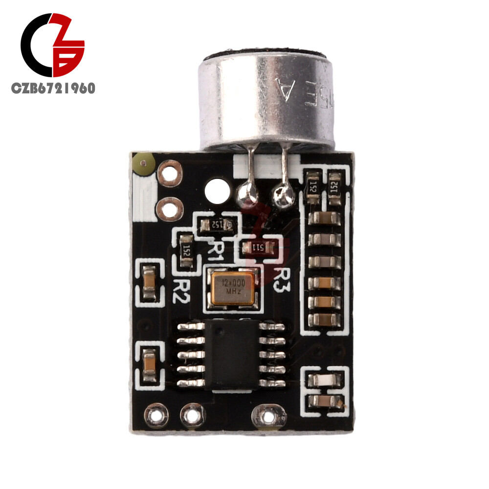 Wireless Microphone FM 88.7MHz Transmitter Module Support Dual-channel Stereo